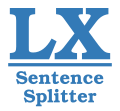 LX-Sentence Splitter